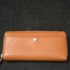 Cole Haan Grandseries Continental Brown Leather Wallet